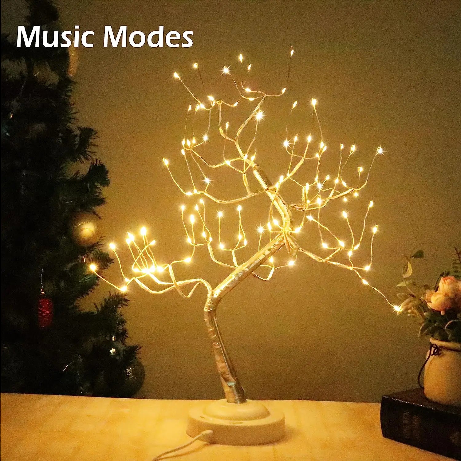 LED-Zweiglichter in Warmweiß – sanftes Winterlicht