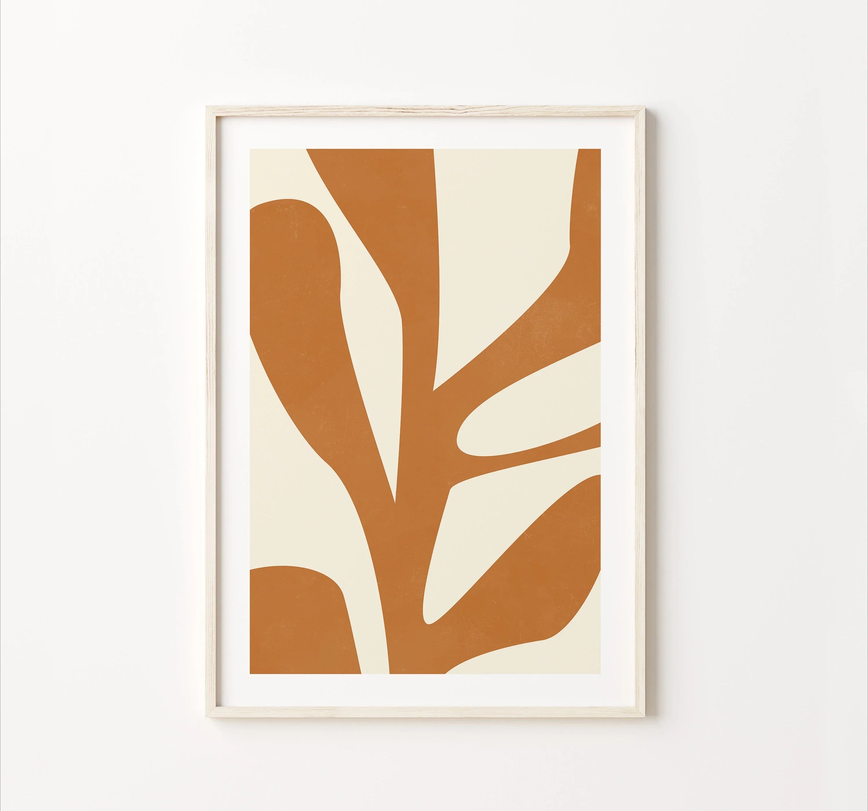 Abstrakte Wanddrucke in Naturtönen – 3er Set