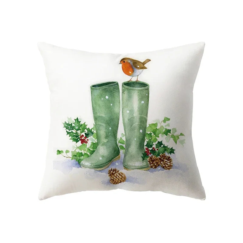 Winterkissen in Naturtönen – dezente Saisonakzente