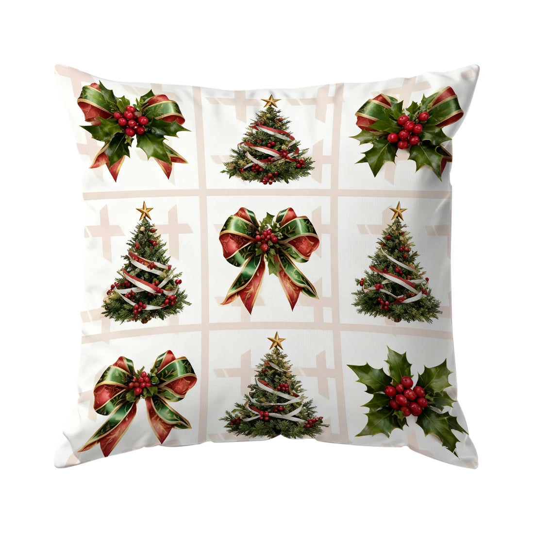 Winterkissen mit Naturmotiv – dezenter Akzent in Beige