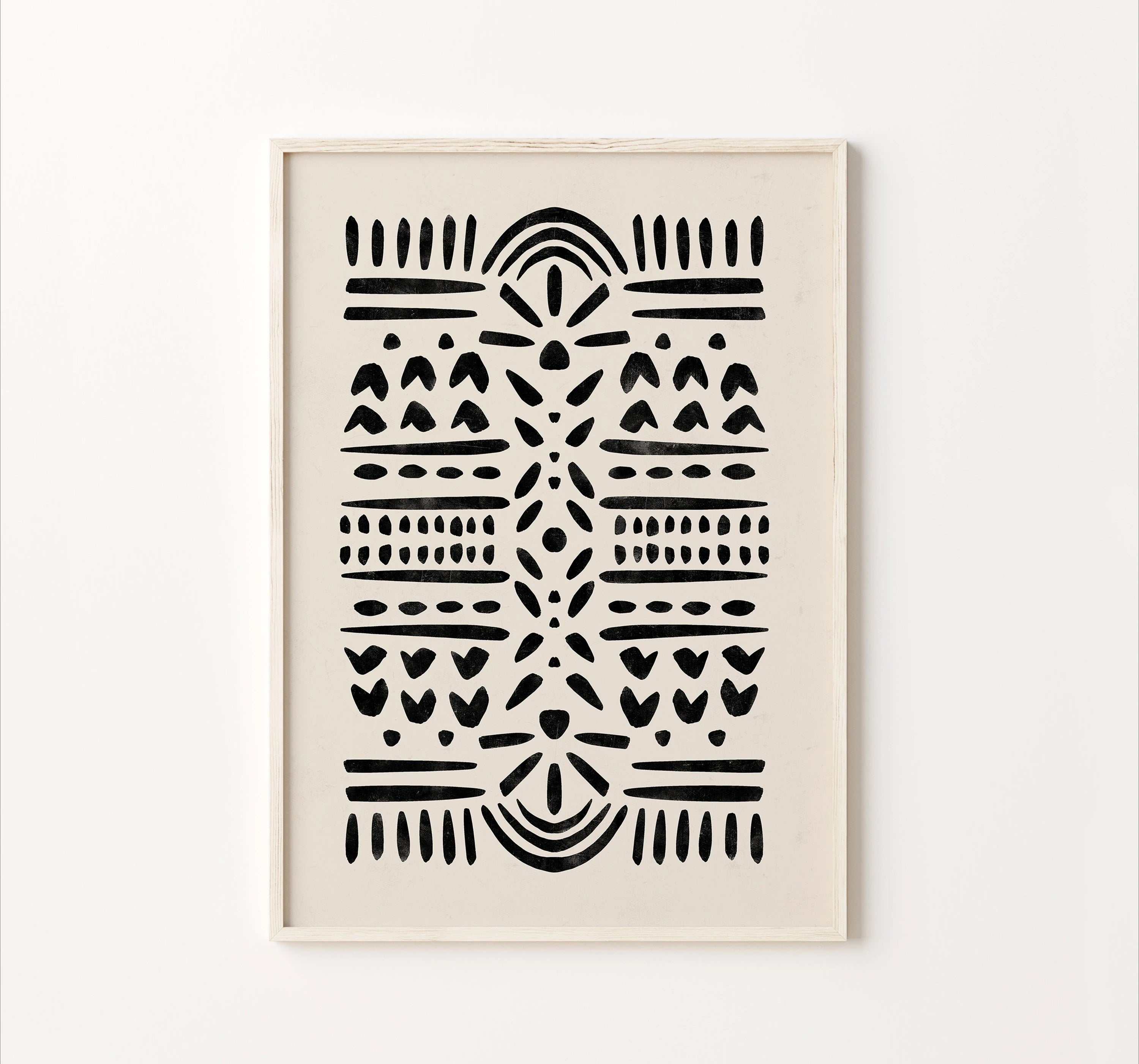 Abstrakte Wanddrucke in Naturtönen – 3er Set