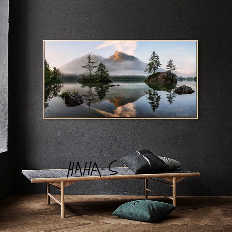 Nordic Lake – ruhige Landschaft in Naturtönen