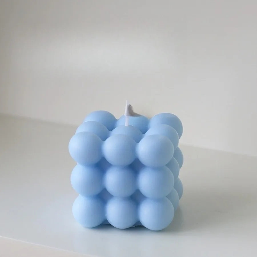 Bubble Cube Duftkerze – Handgegossene Sojawachskerze