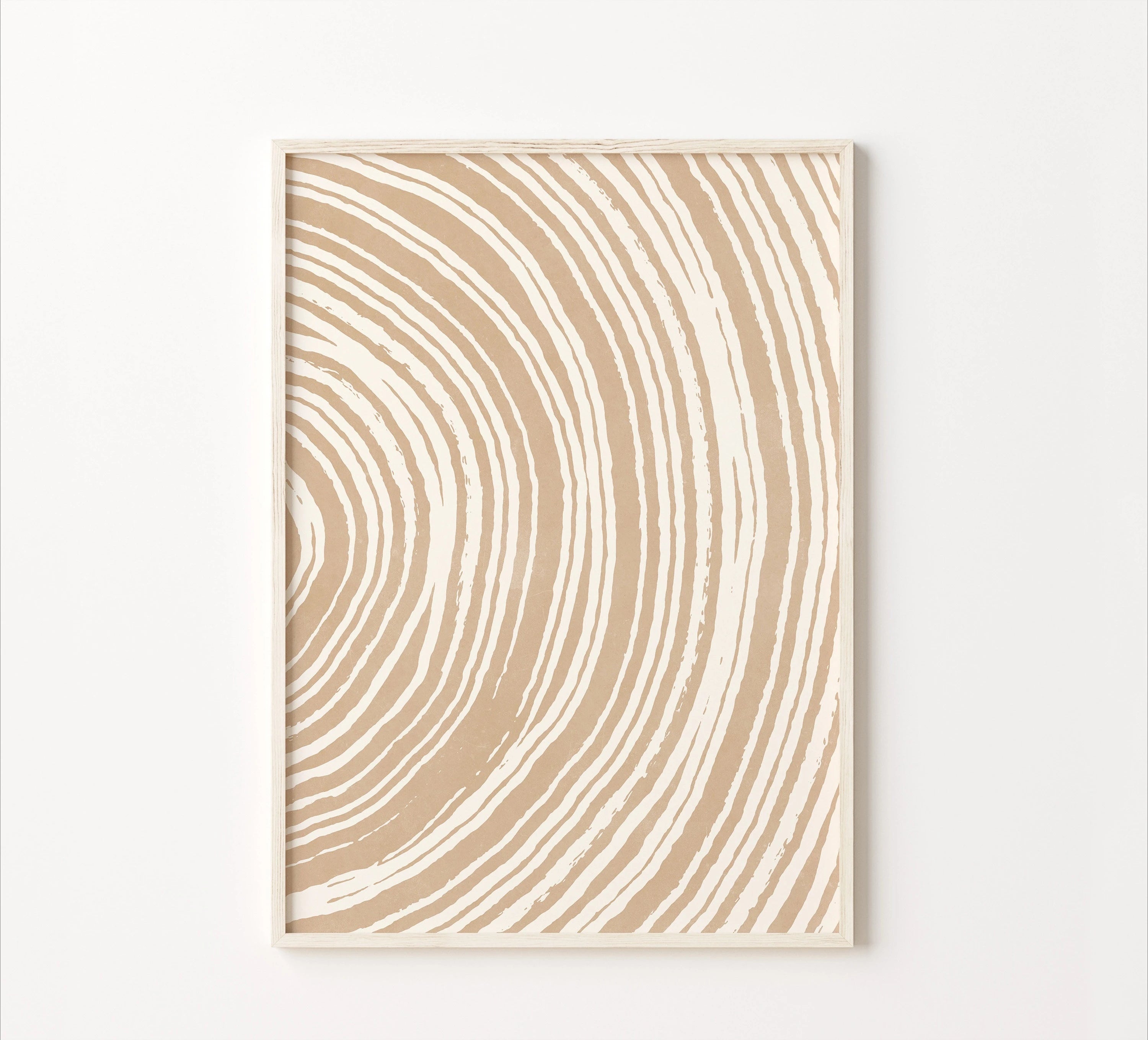 Abstrakte Wanddrucke in Naturtönen – 3er Set