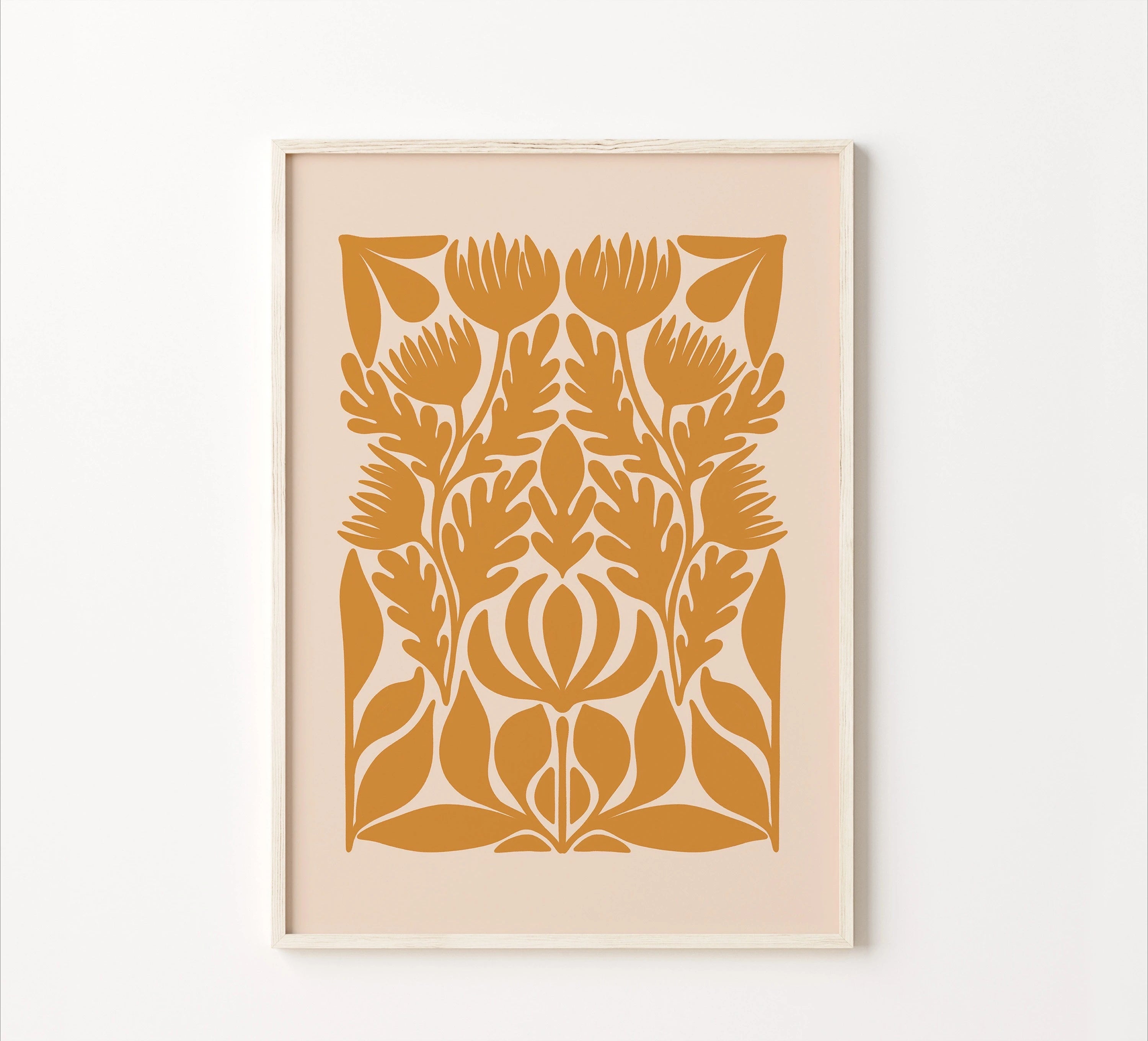 Abstrakte Wanddrucke in Naturtönen – 3er Set